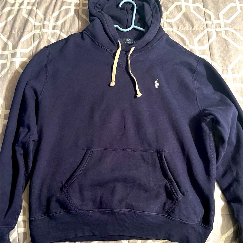 Ralph Lauren navy blue hoodie size large